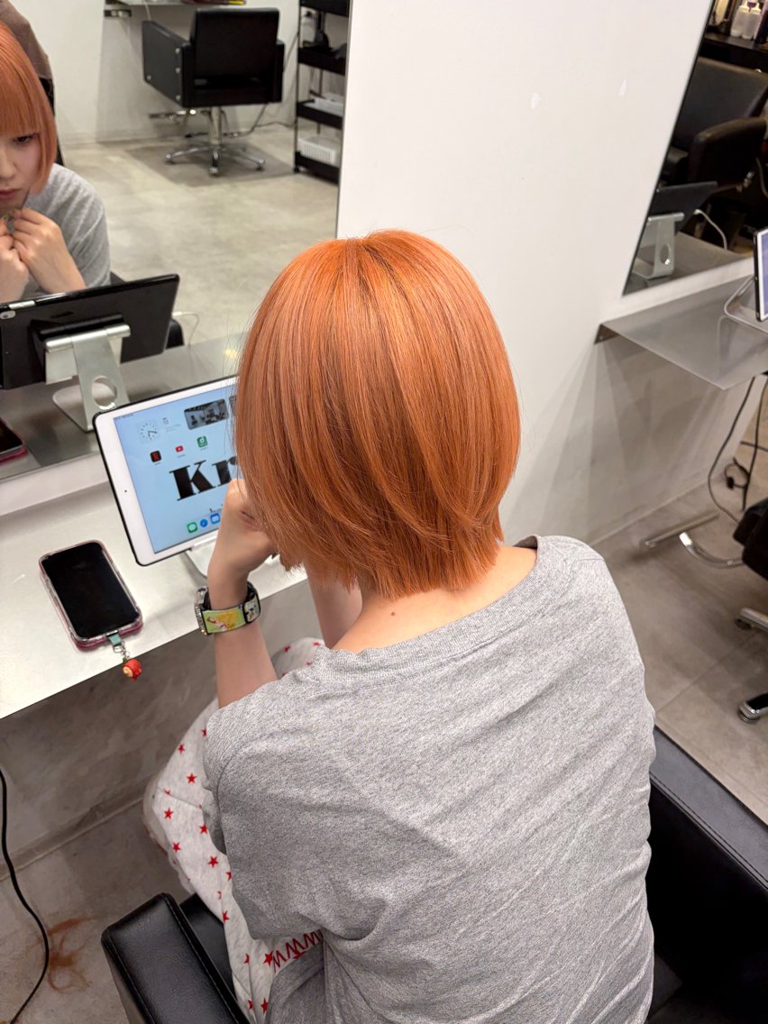 ショート カット ヘアカラー MIHO☾·̩͙⋆ Kroのヘアスタイル