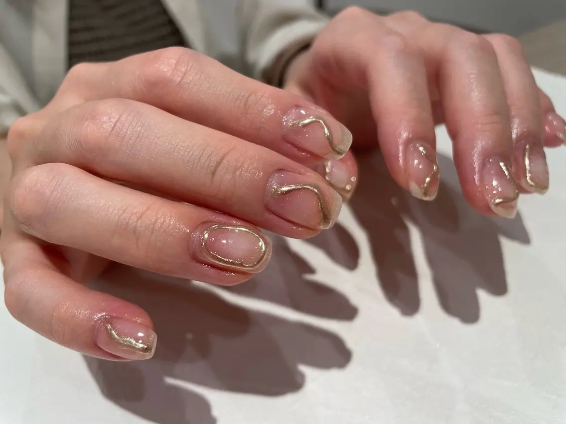 ミディアム ハンドネイル mallee nailのネイルデザイン