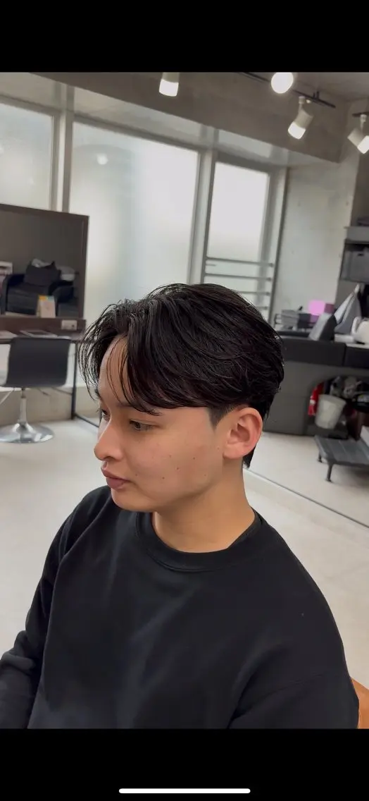 パーマ メンズ メンズパーマ 下北沢メンズパーマ 特化園田 楓莉のヘアスタイル