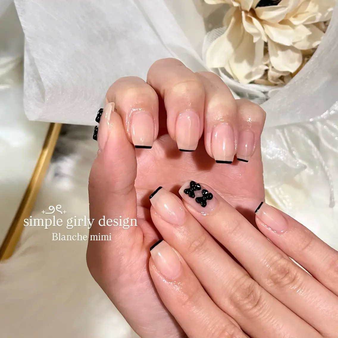 ネイル ハンドネイル Blanche mimi.u_aのネイルデザイン