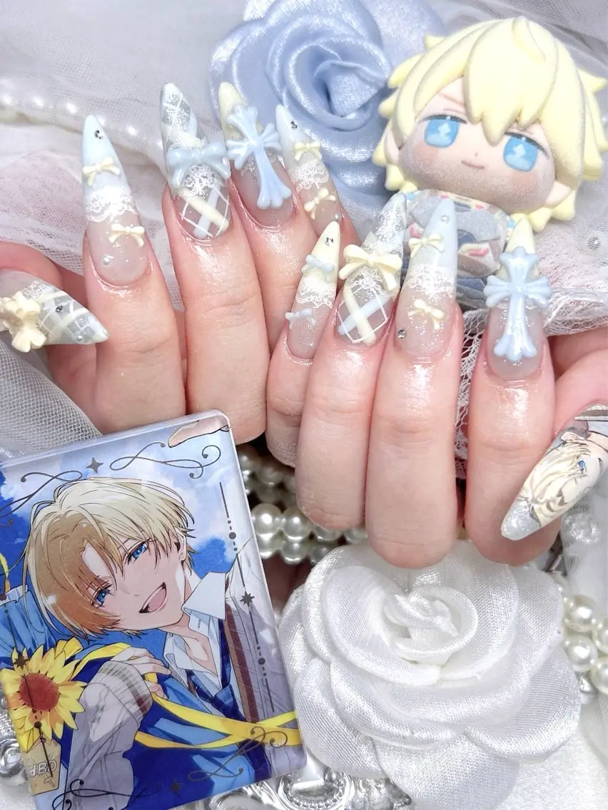 ネイル ハンドネイル ️🫧みつき/ 渋谷/痛ネイル️🫧のネイルデザイン
