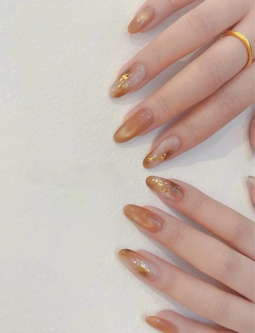 ネイル オーロラネイル べっ甲ネイル ブルー チークネイル フットネイル ハンドネイル ハンドケア For you. Nail Salonのネイルデザイン