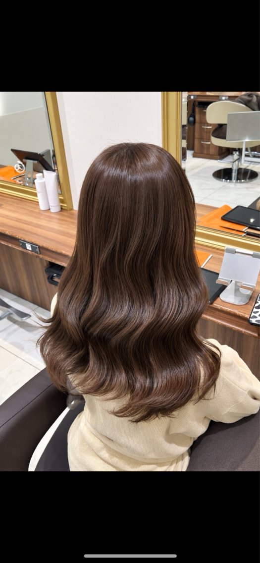 ロング カラー ベージュカラー 透明感カラー カット ヘアカラー トリートメント ⭐️美髪カラー/永木 空のヘアスタイル