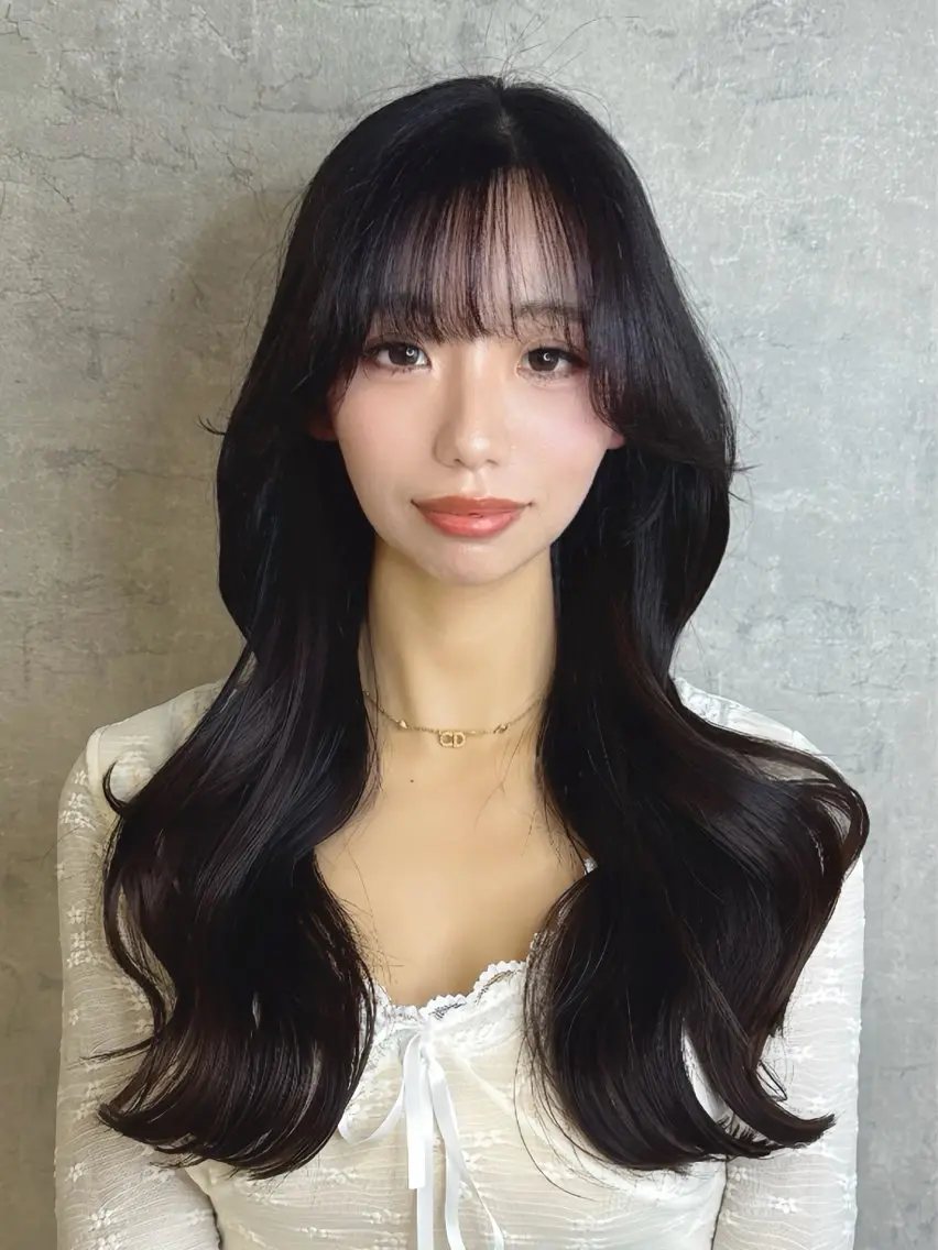 ロング トレンド韓国レイヤー 🇰🇷のんのヘアスタイル