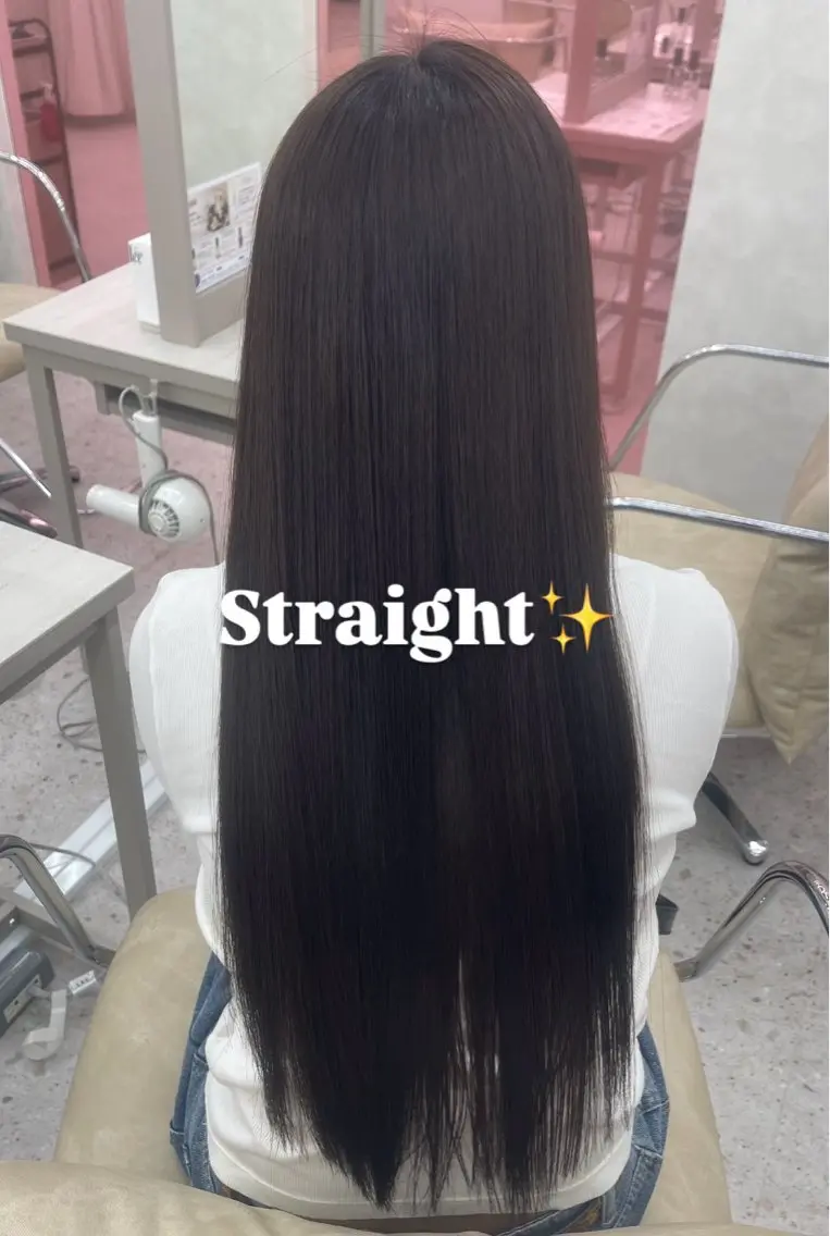 ロング 縮毛矯正 COCO reiのヘアスタイル