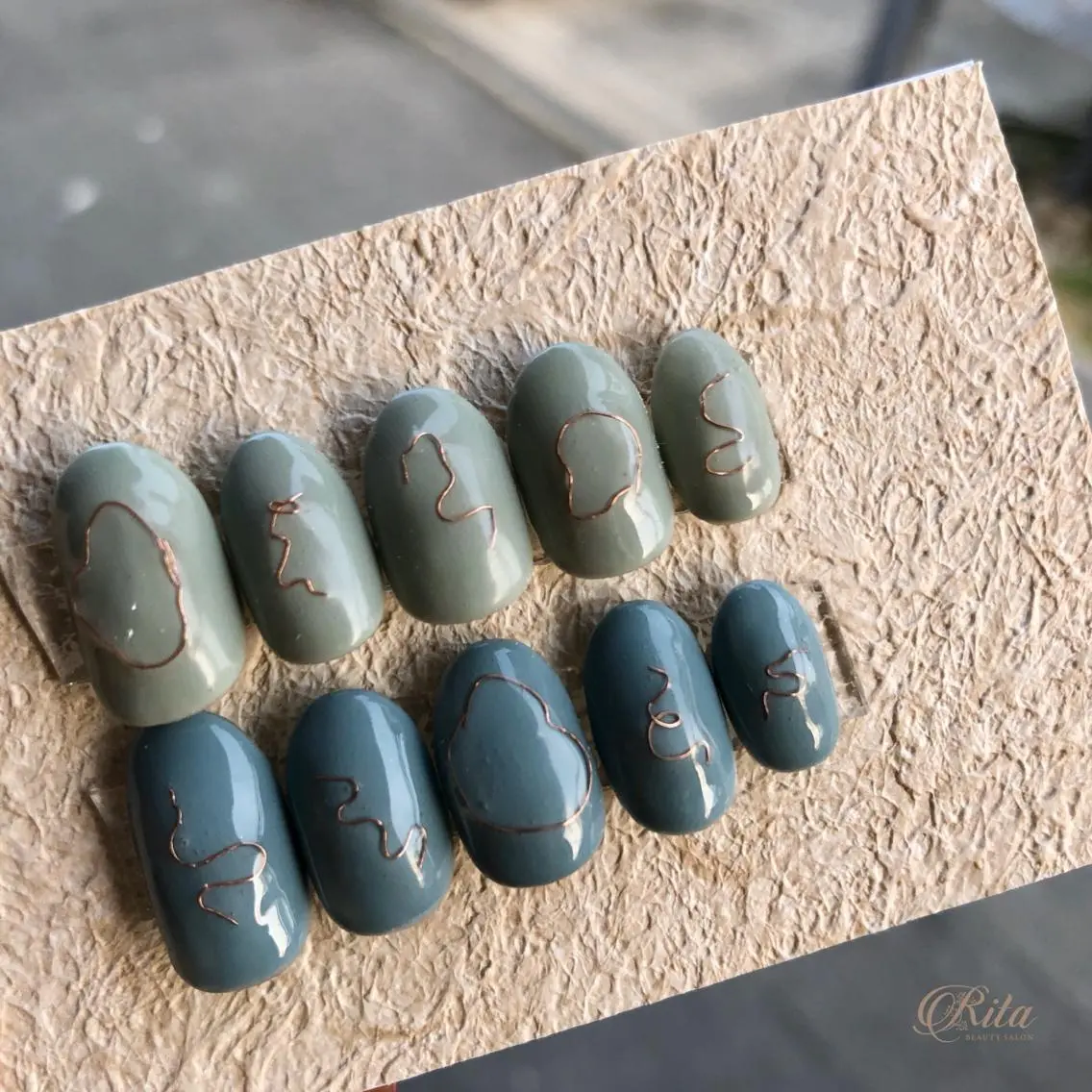 ネイル ネイルチップ salon de fika【中崎町】のネイルデザイン
