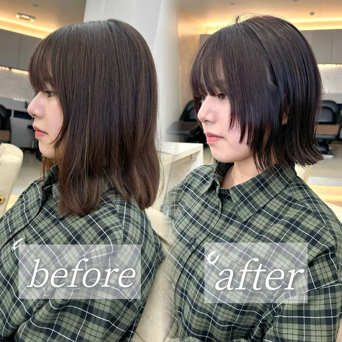 ショート カラー ボブ美容師💛 AYUMIのヘアスタイル
