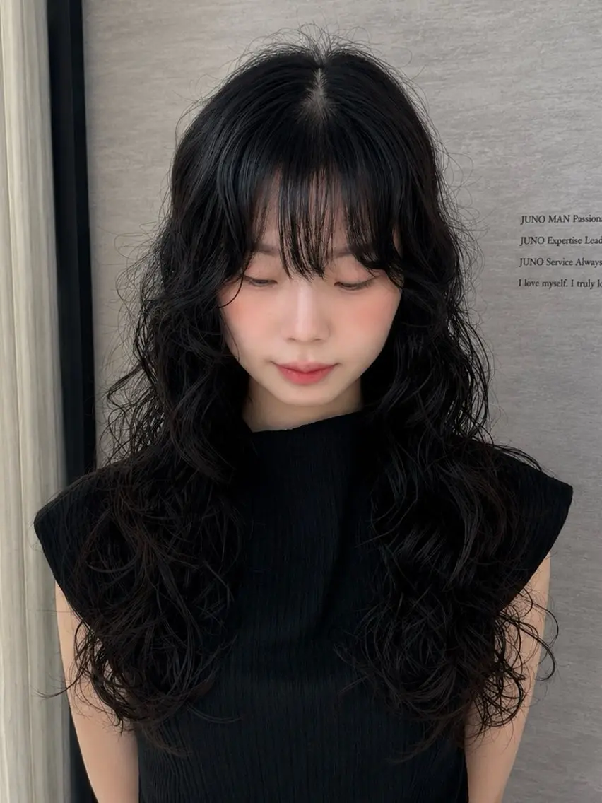 パーマ 本場韓国ヘア特化 아이비/Aibiのヘアスタイル