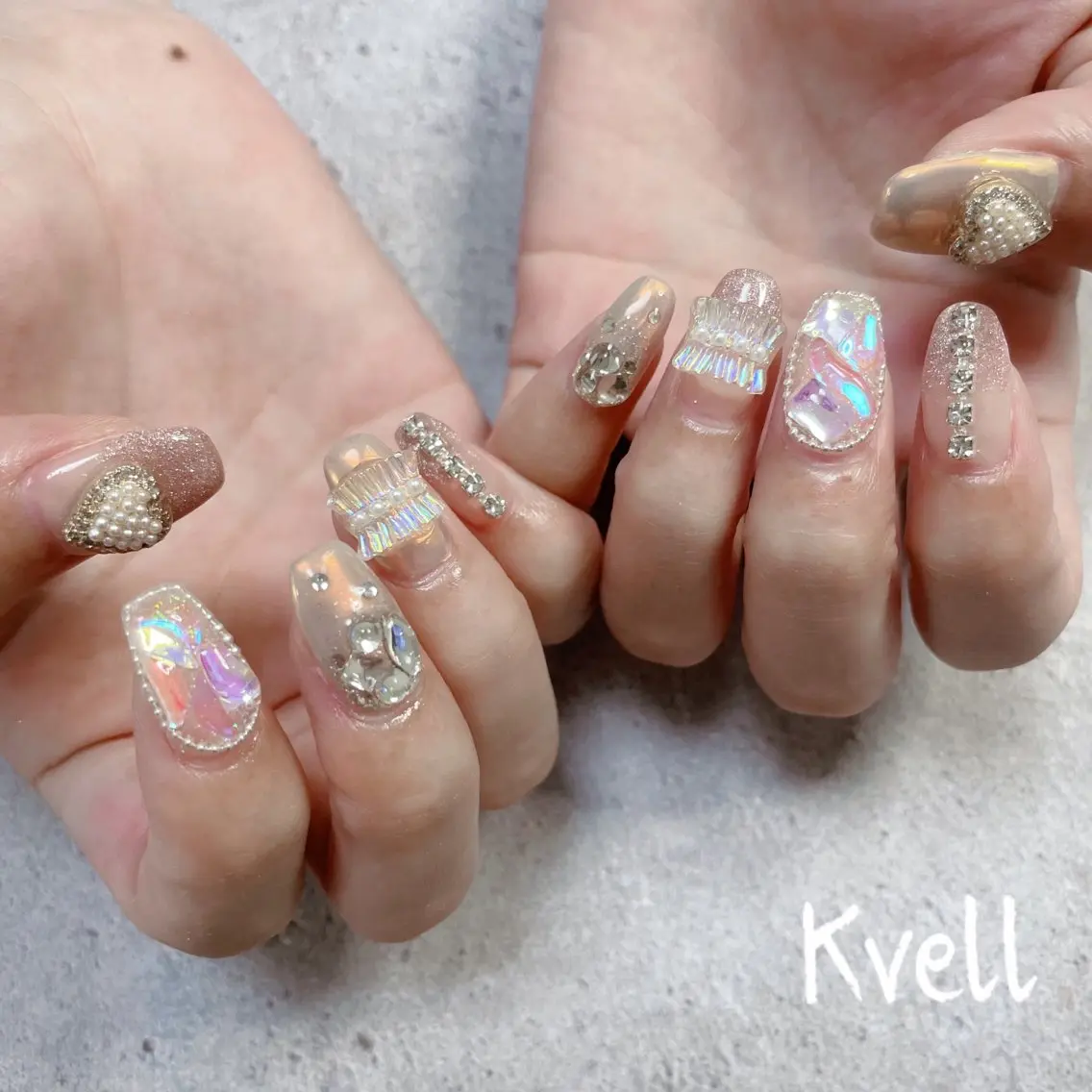 ネイル ハンドネイル nailsalon Kvellのネイルデザイン