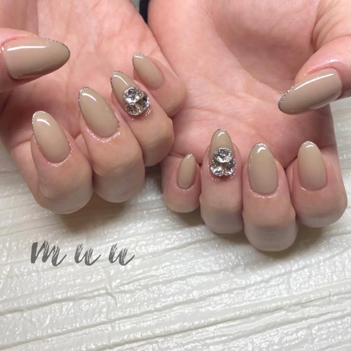 ネイル ラメ(グリッター) muu nailのネイルデザイン