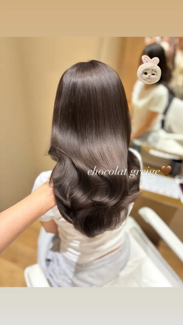 セミロング KANON 透明感カラー🎀のヘアスタイル