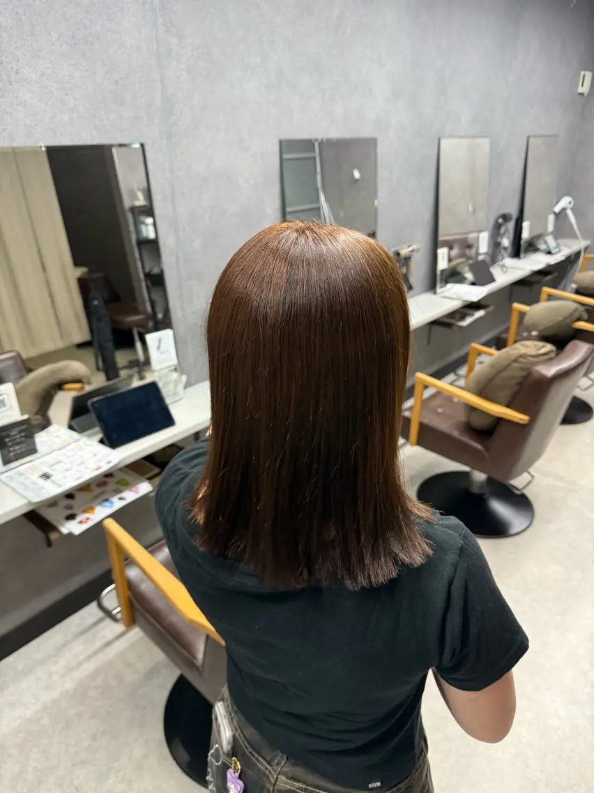 ロング カラー 小田桐 蓮のヘアスタイル