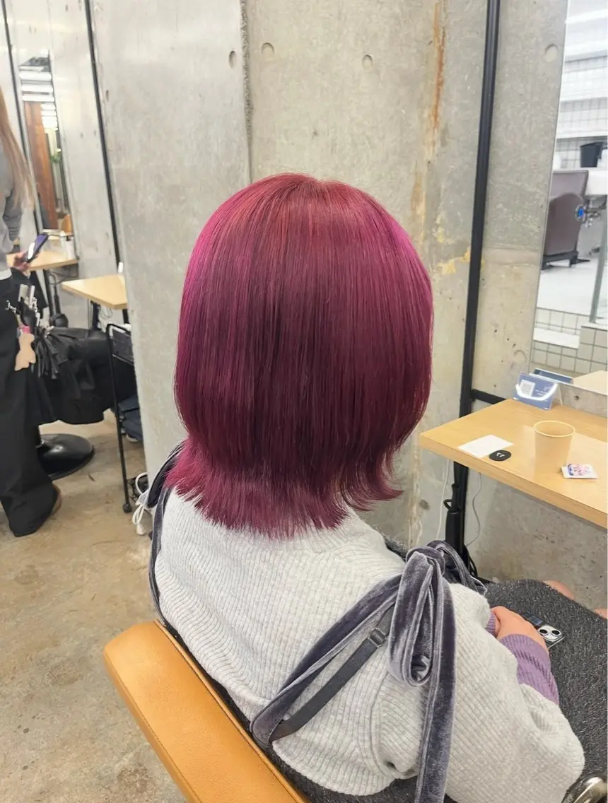 カラー ヘアカラー トリートメント 透明感カラー×艶髪 🍒Mihoのヘアスタイル