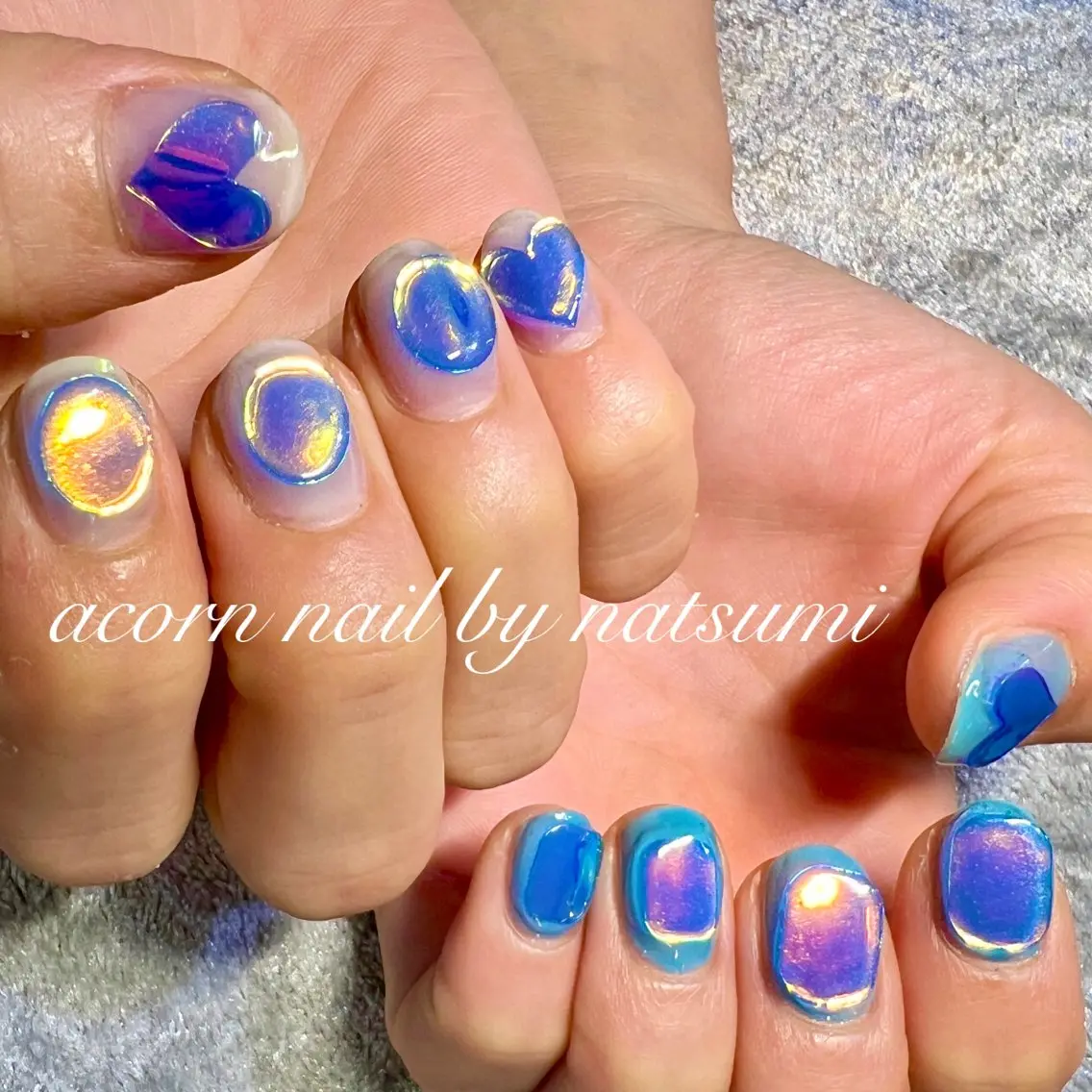 ネイル 氷ネイル・うるうるネイル 【池袋】nuts nail なつみのネイルデザイン