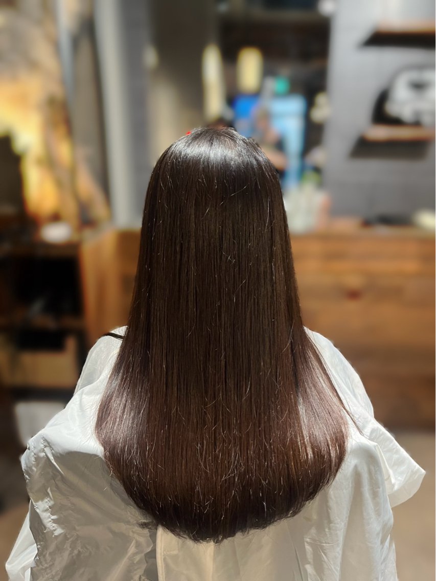 ロング しみず りぶのヘアスタイル