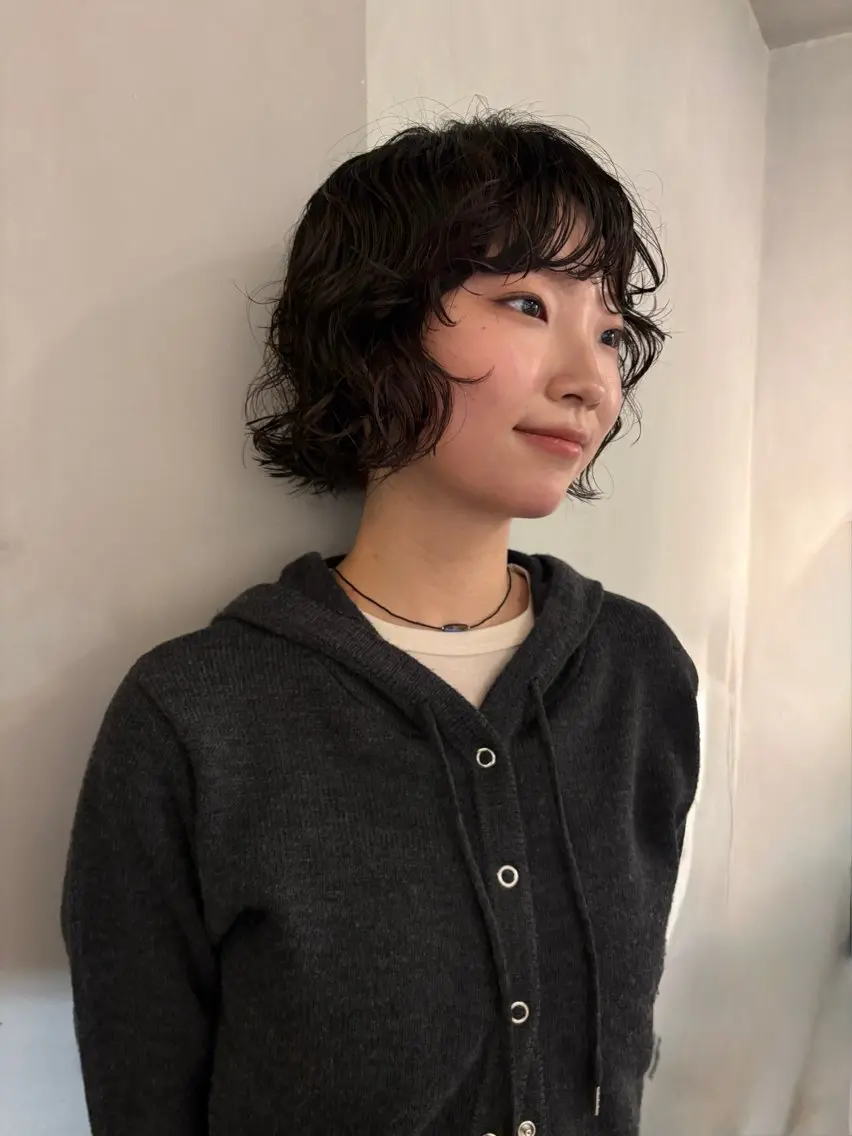ショート パーマ カット パーマ Ordinary H&Lのヘアスタイル