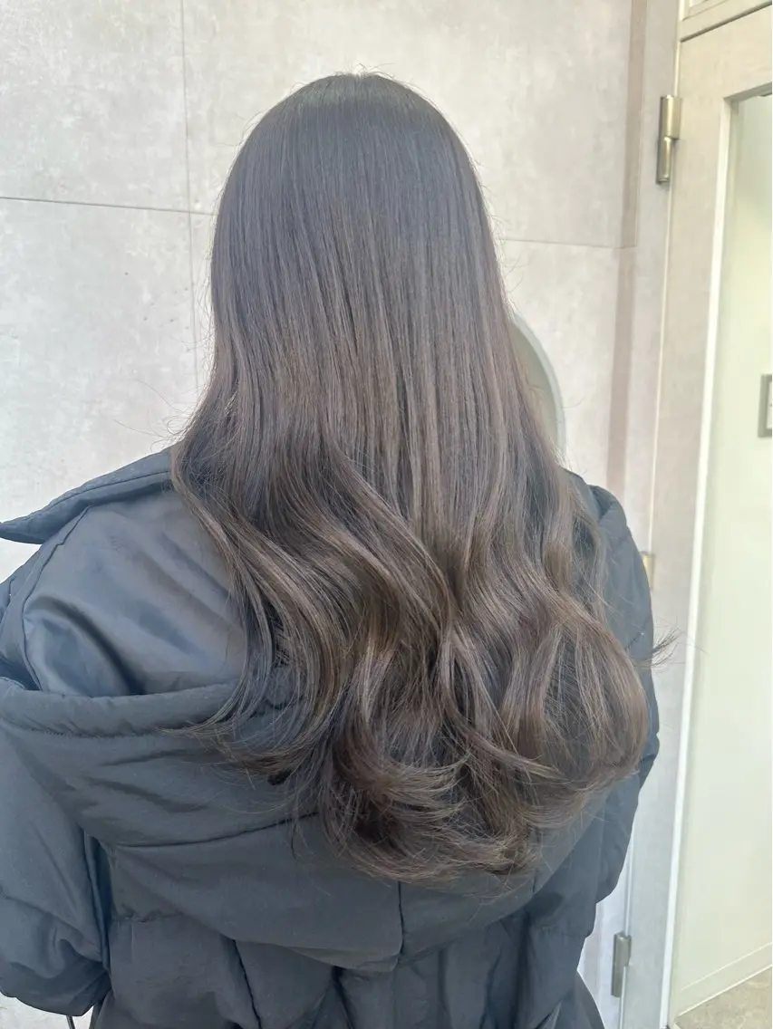 ロング カラー 横浜／🐈‍⬛ haru🐈‍⬛🎀のヘアスタイル