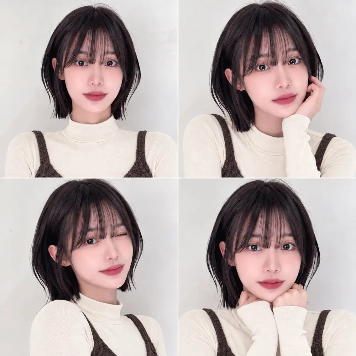 ショート カラー パーマ カット ヘアカラー 縮毛矯正 トリートメント 🦋韓国風レイヤー/ 艶髪矯正🦋凛太郎のヘアスタイル