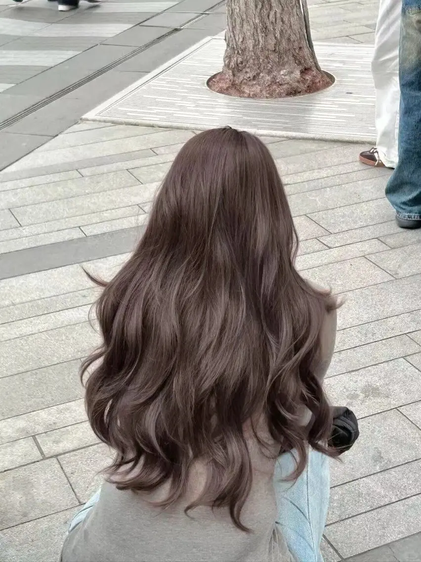 ロング カラー ヘアカラー mao⭐️ 透明感カラー‎⭐️のヘアスタイル