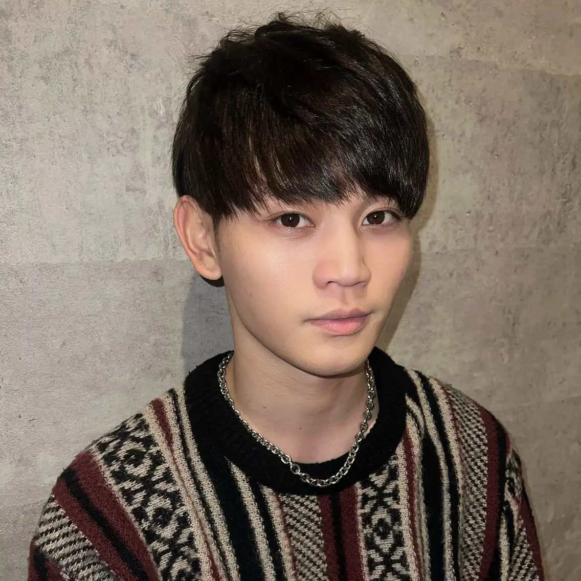 カラー パーマ メンズ カット 早川 翔夢のヘアスタイル