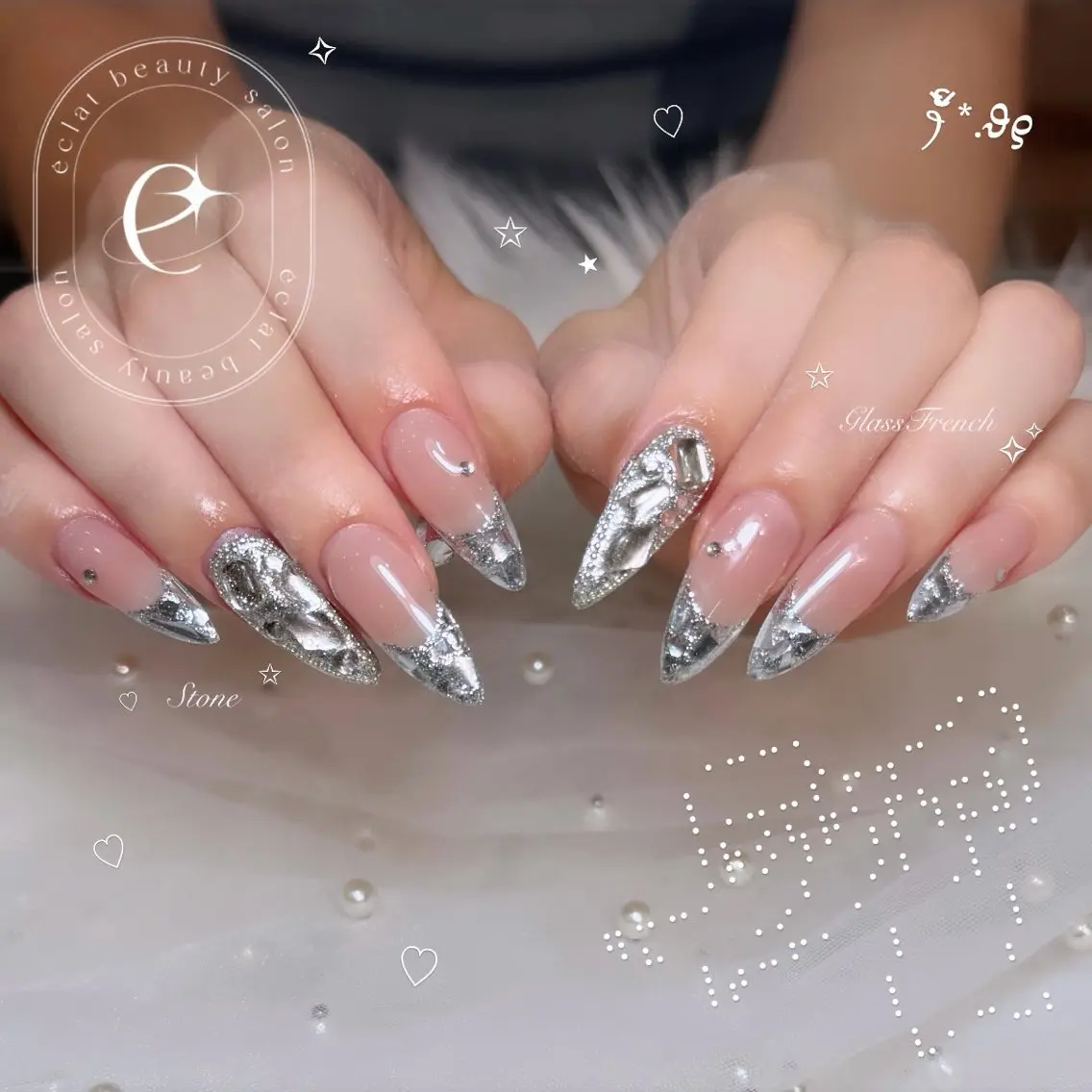 ネイル ハンドネイル eclat Kaedeのネイルデザイン