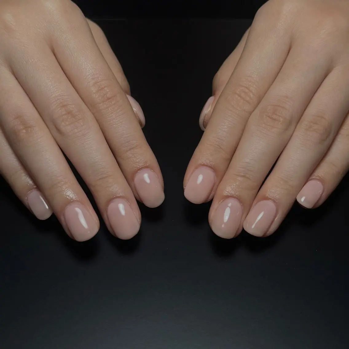 ネイル オフィスネイル ワンカラーネイル ピンク ピンクベージュ シンプルネイル ハンドネイル D.d nail Maria🫧のネイルデザイン