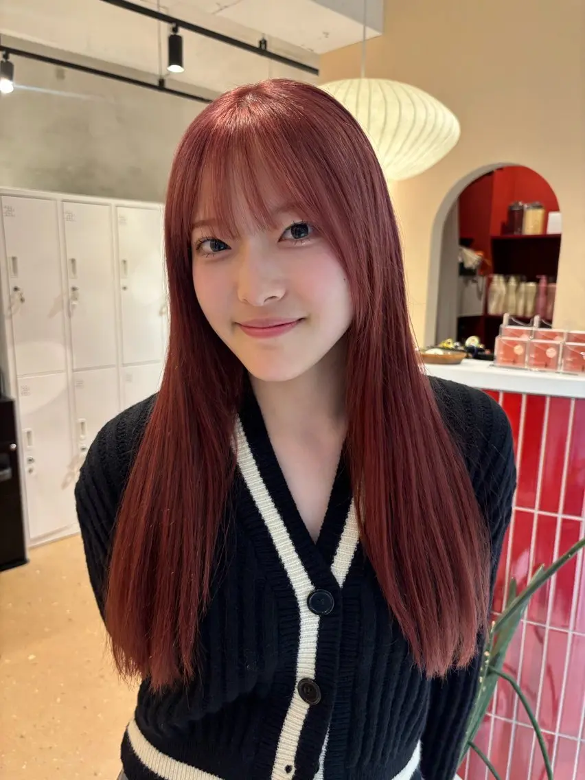 🍇暖色カラー限定🍓＆ケアトリートメントの写真