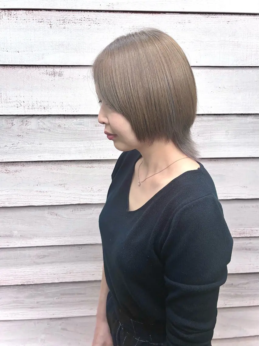 ショート ヘアカラー 佐藤 隆太のヘアスタイル