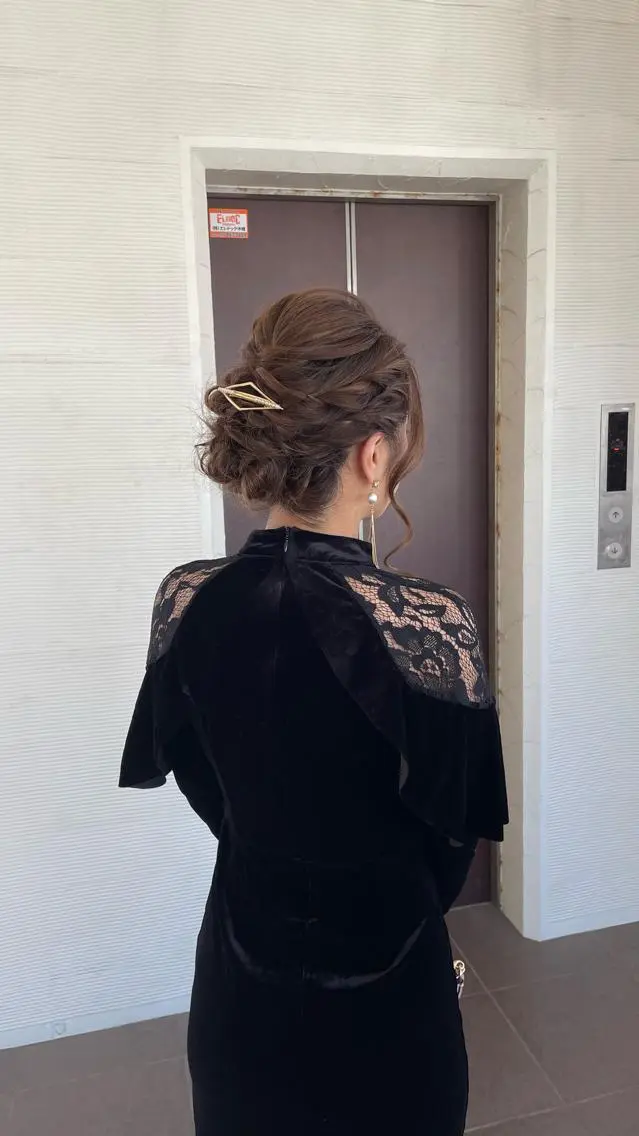 ヘアセットの写真