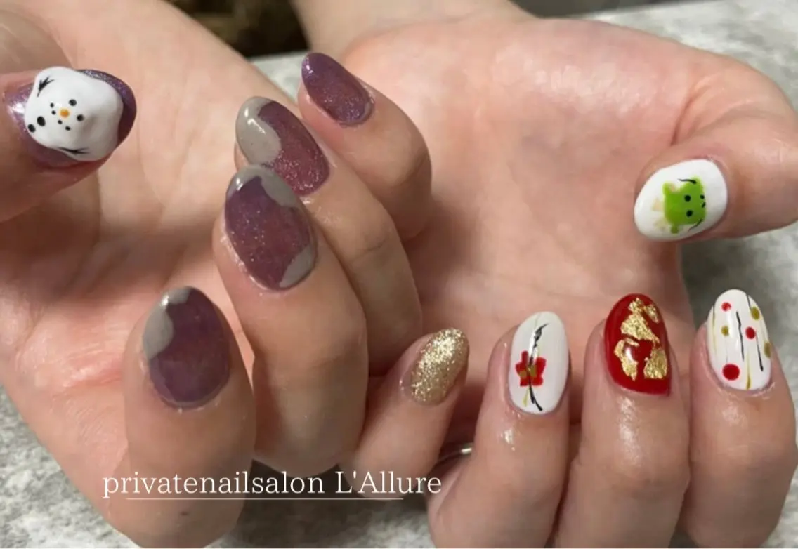 ネイル フットネイル nailsalon -L'Allure-のネイルデザイン