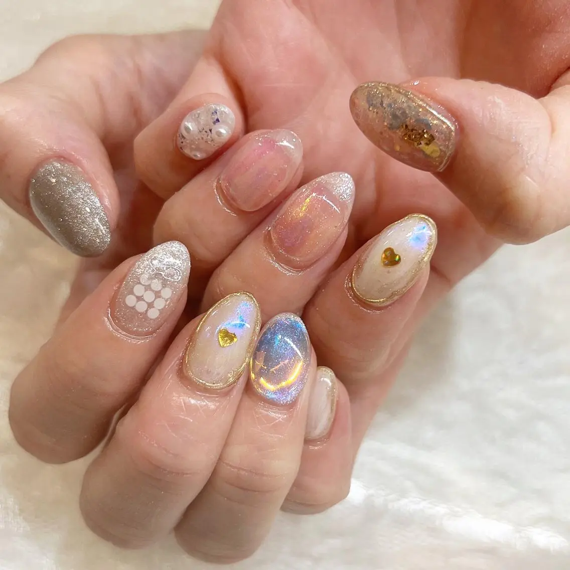 ネイル キラキラネイル nailist yuiのネイルデザイン