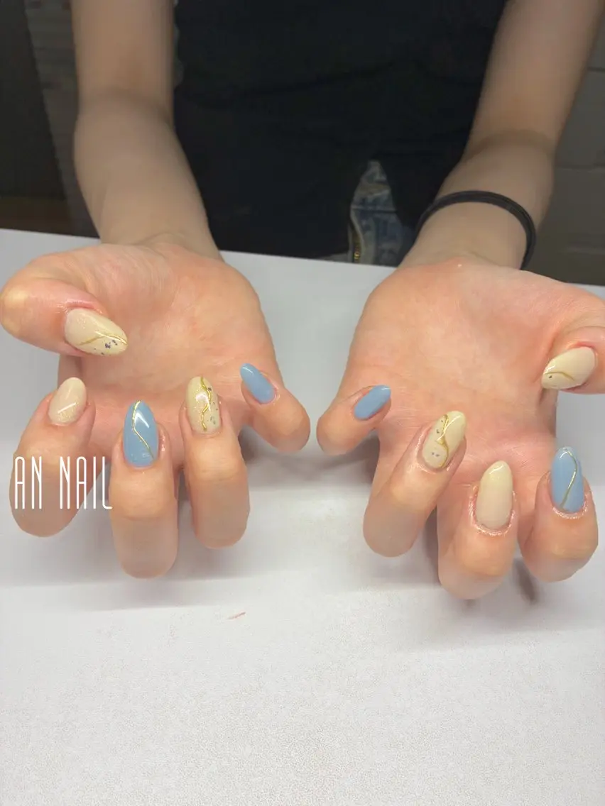 ネイル ニュアンスネイル ハンドネイル AN Nailのネイルデザイン
