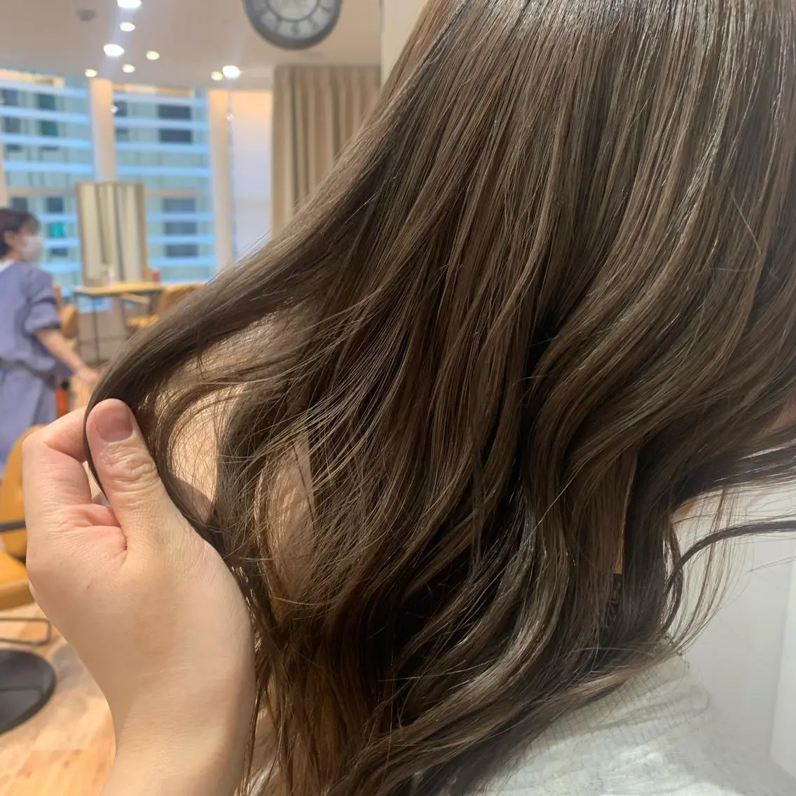 ロング デジタルパーマ🫧 韓国風ヘア🫧サクラのヘアスタイル