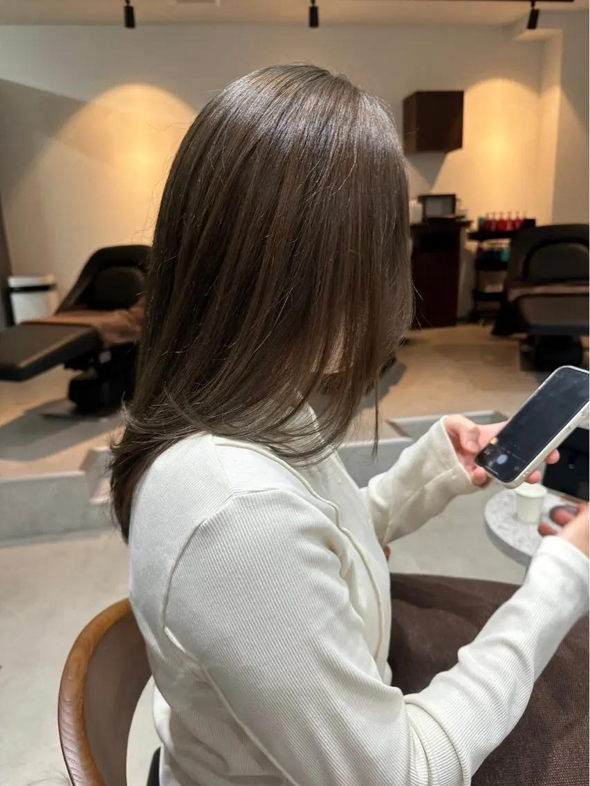 ミディアム カラー Graph. （グラフ）立川🪽✨のヘアスタイル
