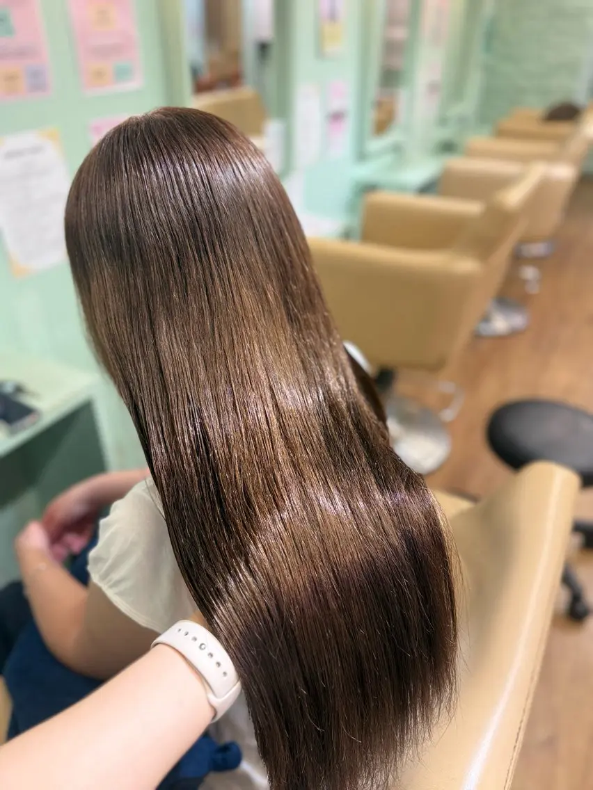 ロング ヘアカラー トリートメント 🍒ねね/ 似合わせカラー🍒のヘアスタイル