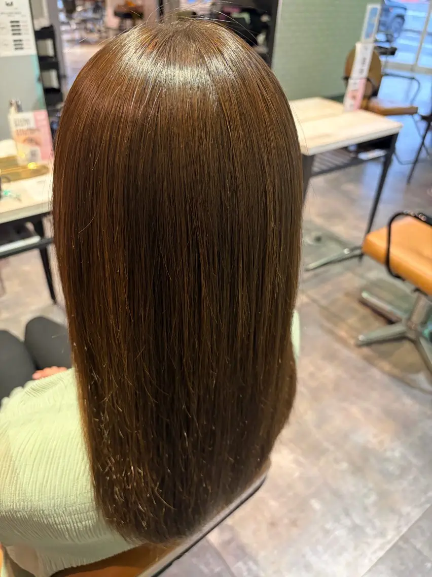パーマ ✨縮毛矯正モデル✨ RURUのヘアスタイル