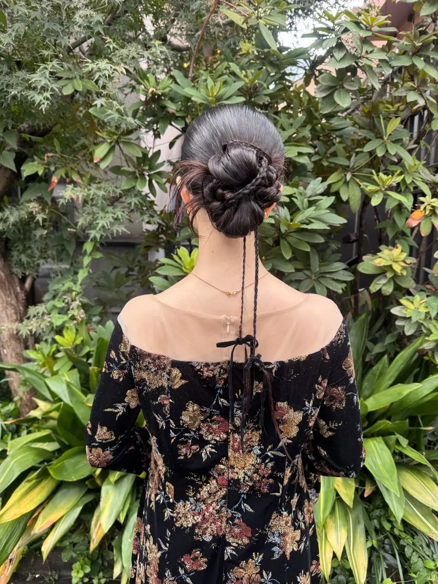 ロング ヘアアレンジ ヘアセット 🎗️【ヘアセット 美眉】吉川玲🎗️のヘアスタイル