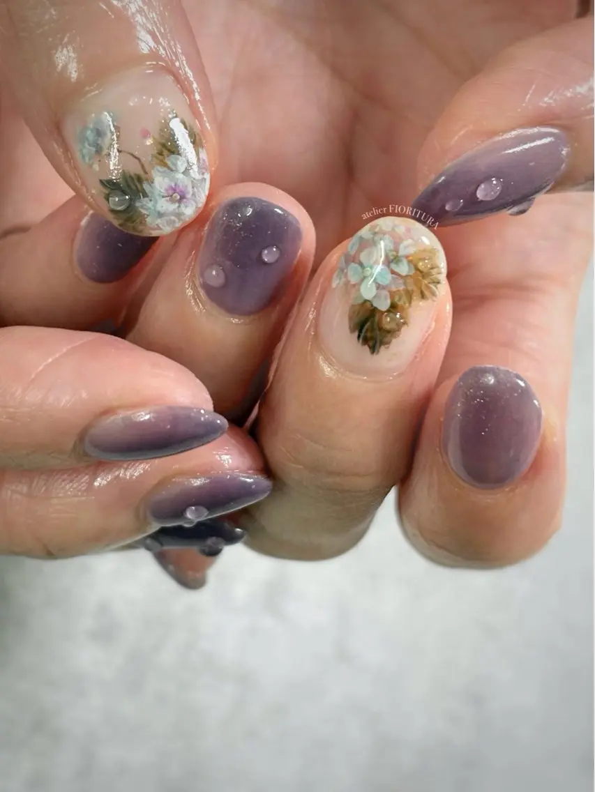 ネイル ハンドネイル FIORITURA Maikoのネイルデザイン
