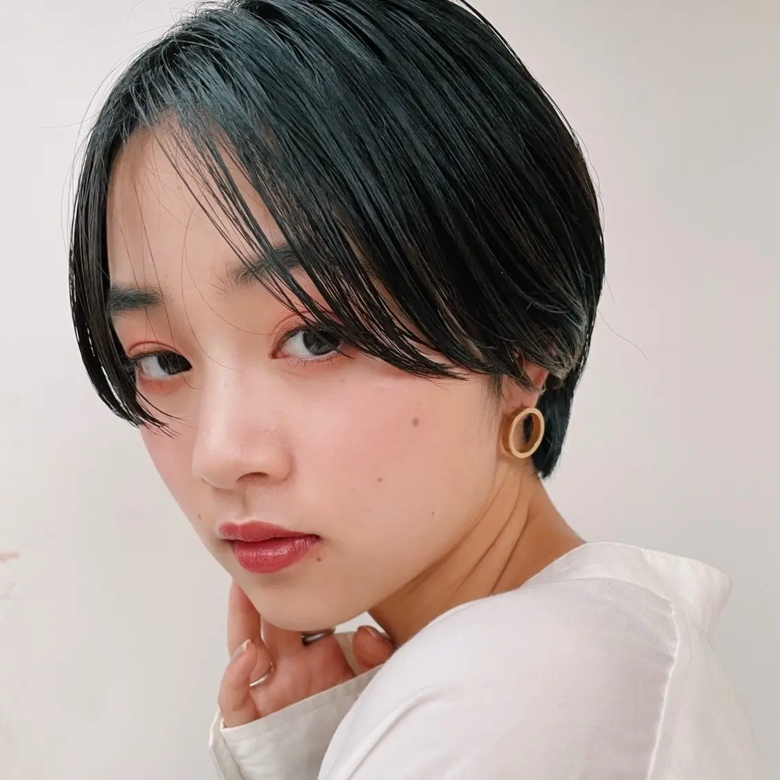 ショート ショートヘア ヘアセット/透明感 カラー/MIHO♡のヘアスタイル