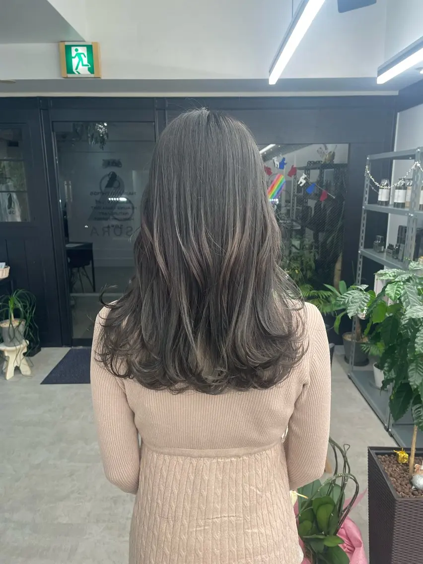 セミロング 川上拓真 ✂︎学芸大学のヘアスタイル