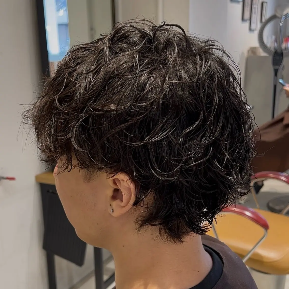 パーマ メンズ メンズパーマ カット パーマ メンズパーマは私一択 佐藤有紀のヘアスタイル