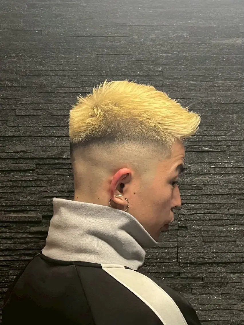 ショート メンズ カラー 針生 永遠のヘアスタイル
