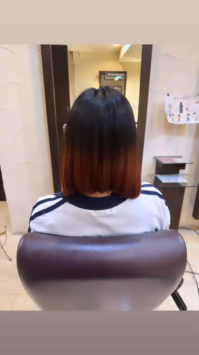 ミディアム 片岡 友輝のヘアスタイル