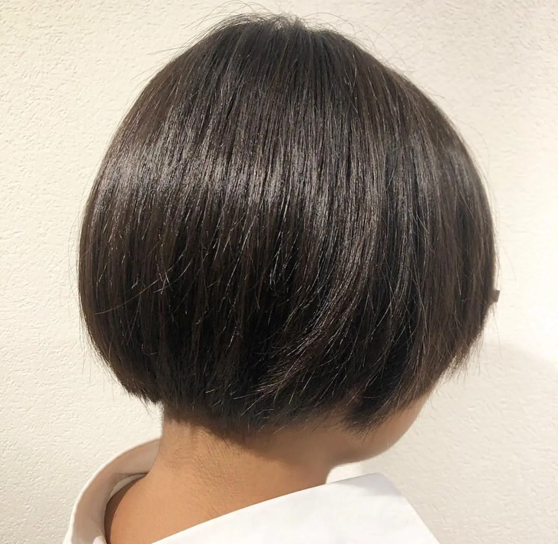 ショート ボブ 谷口ゆめ/縮毛矯正/ 大人女子/眉ワックスのヘアスタイル