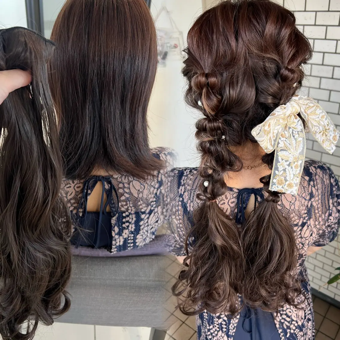 ヘアアレンジ ヘアセット 大人可愛いヘアメイク 💋🧚♀️しずかのヘアスタイル