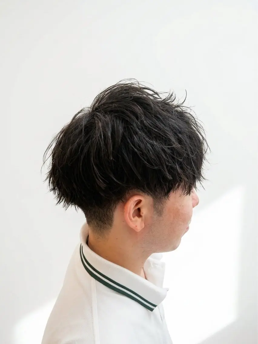 ショート パーマ カット パーマ ヘアセット 鈴木 まさしのヘアスタイル