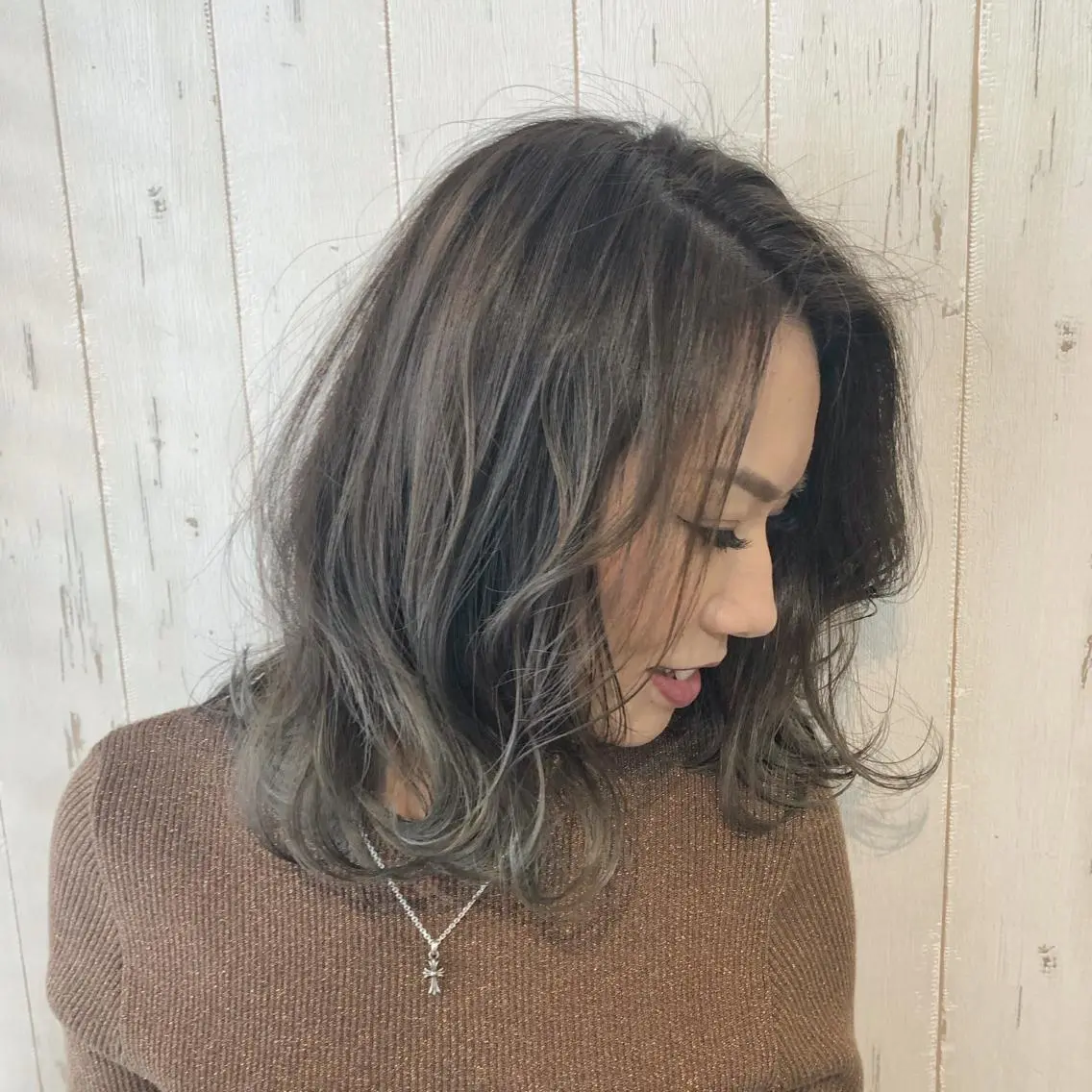 ミディアム カラー [店長]加地 峻のヘアスタイル