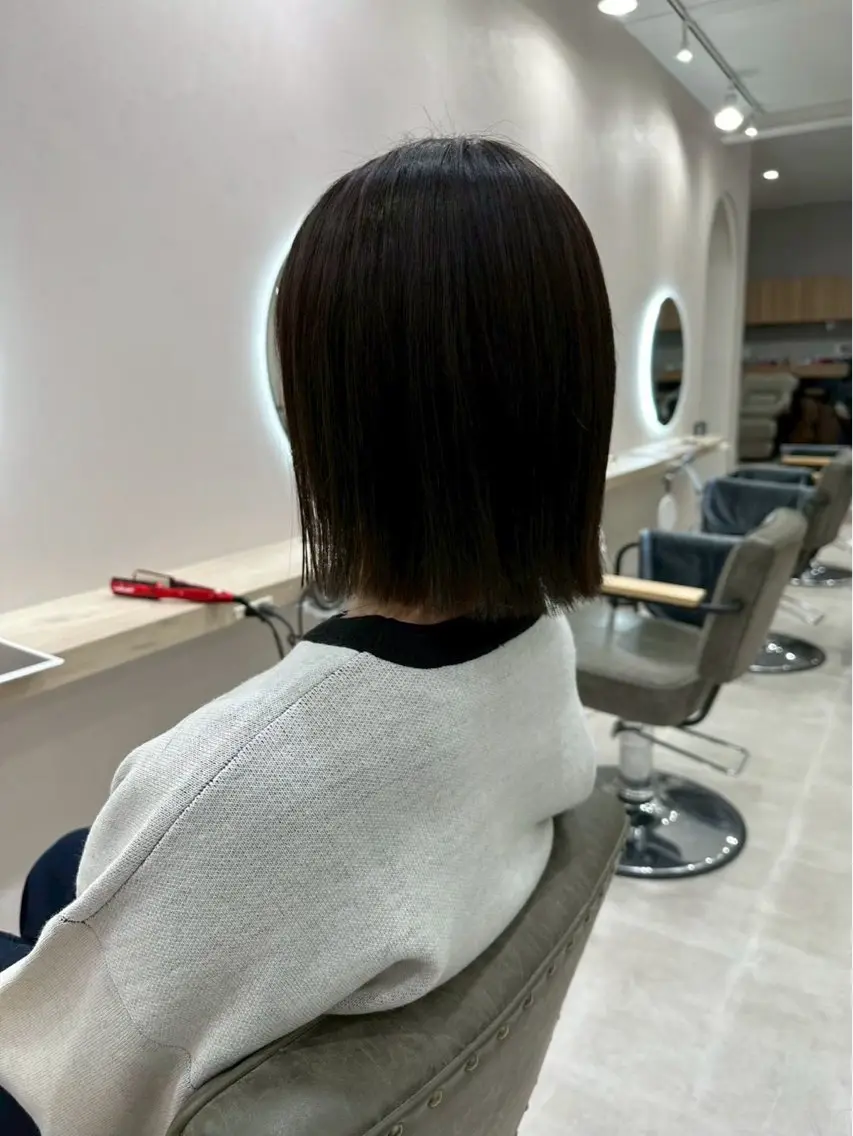 ミディアム 森 ひびきのヘアスタイル