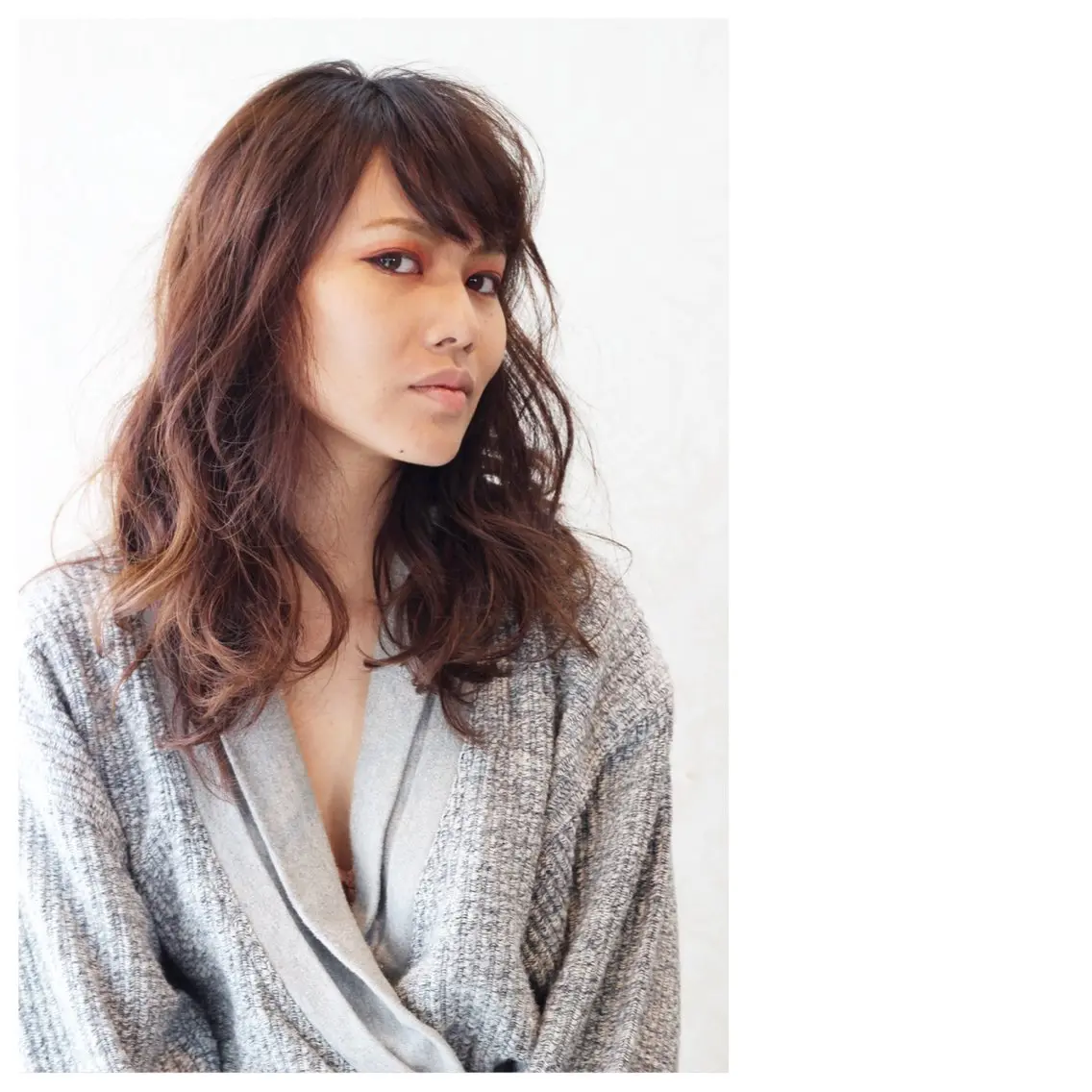 セミロング カラー パーマ ヘアアレンジ メンズ キッズ TopStylist ✂︎ YUKAのヘアスタイル