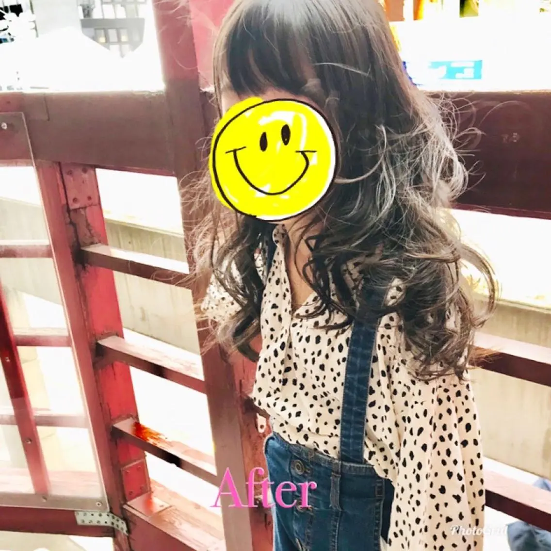 キッズ ママ美容師 *ヒマワリのヘアスタイル
